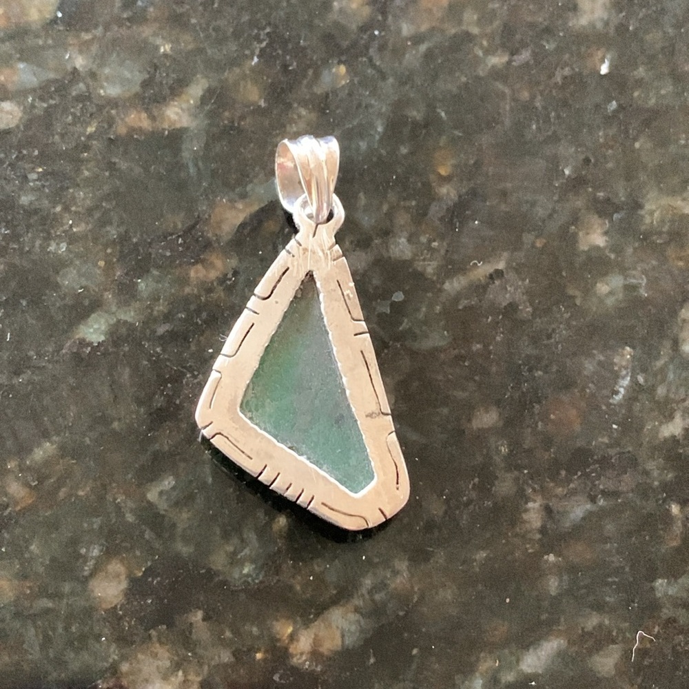 Sterling Ruby Zoisite Pendant - image 2